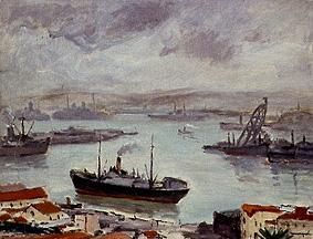 The port of Algiers a Albert Marquet