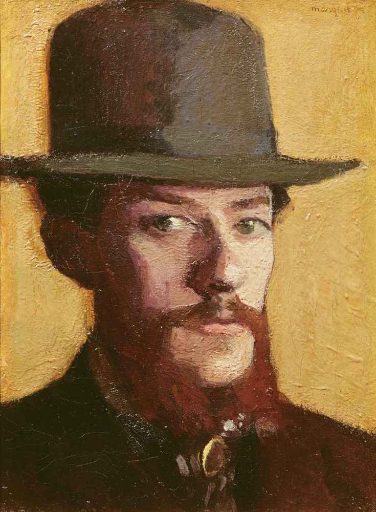 Portrait of Monsieur Mouliet in a Hat a Albert Marquet