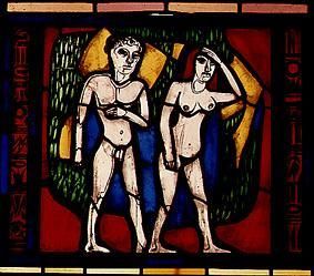 Adam and Eva. a Albert Müller