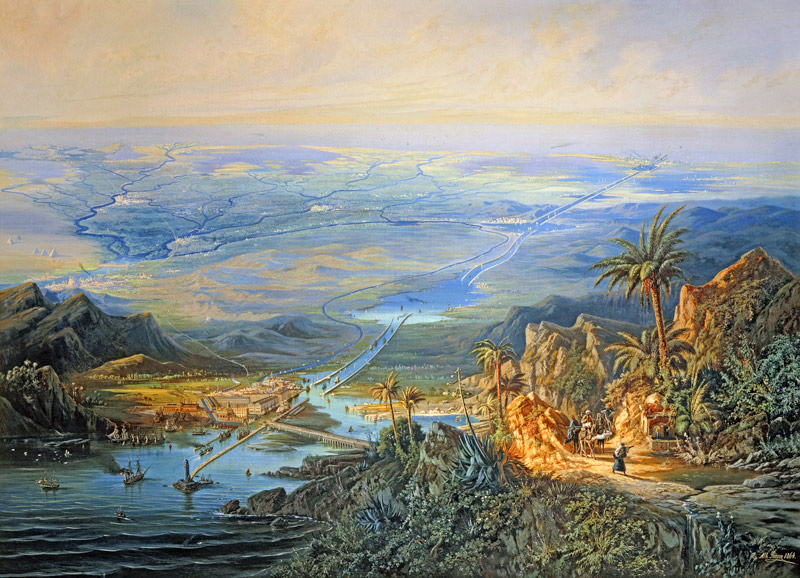 The Suez Canal a Albert Rieger