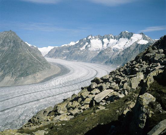Schweiz - Aletsch Gletscher im Kanton Wallis a Albert Riethausen