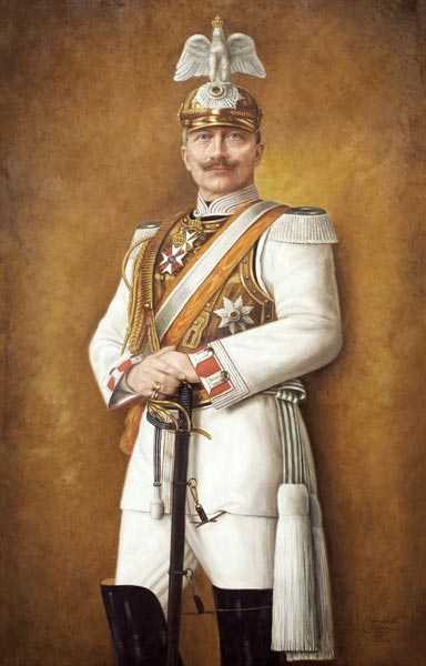 Kaiser Wilhelm II., 1913 a Albert Sticht