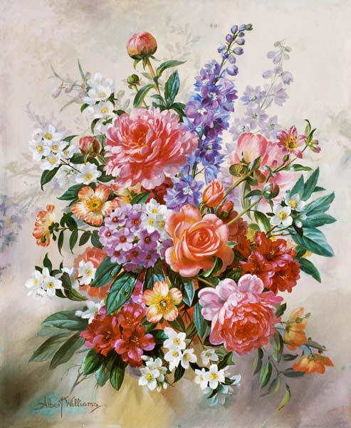 A High Summer Bouquet (oil on canvas)d  a Albert  Williams