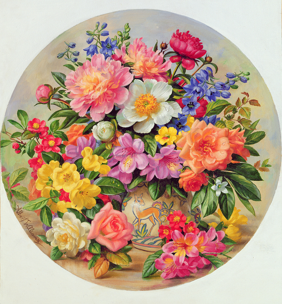 A/405/C Garden Flowers of July a Albert  Williams