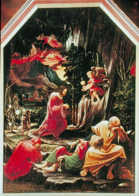 The Agony in the Garden, from the St. Florian Altarpiece a Albrecht Altdorfer