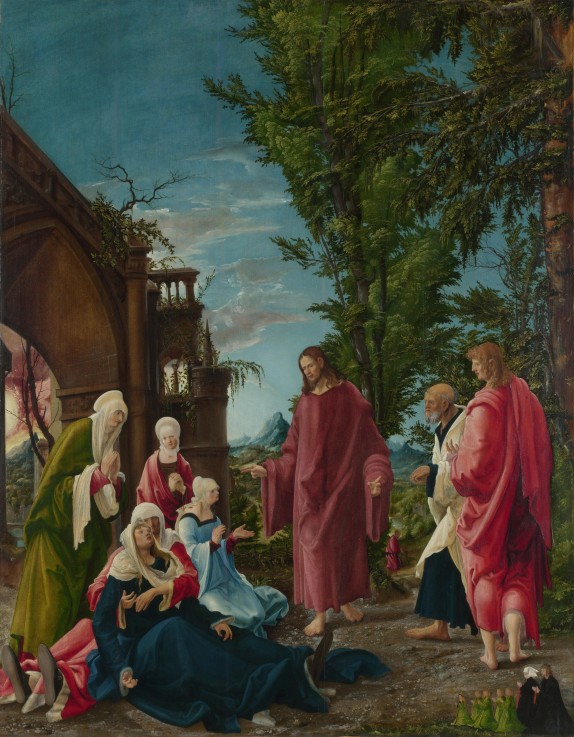 Christ taking Leave of his Mother a Albrecht Altdorfer