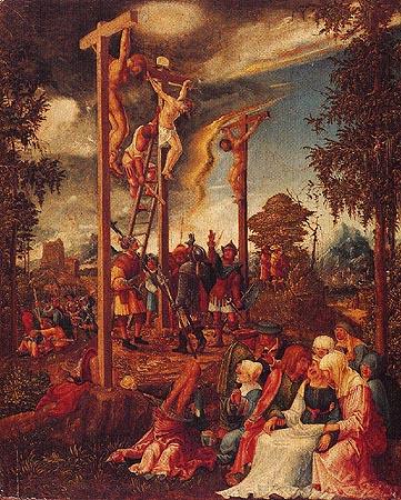 Crucifixion a Albrecht Altdorfer