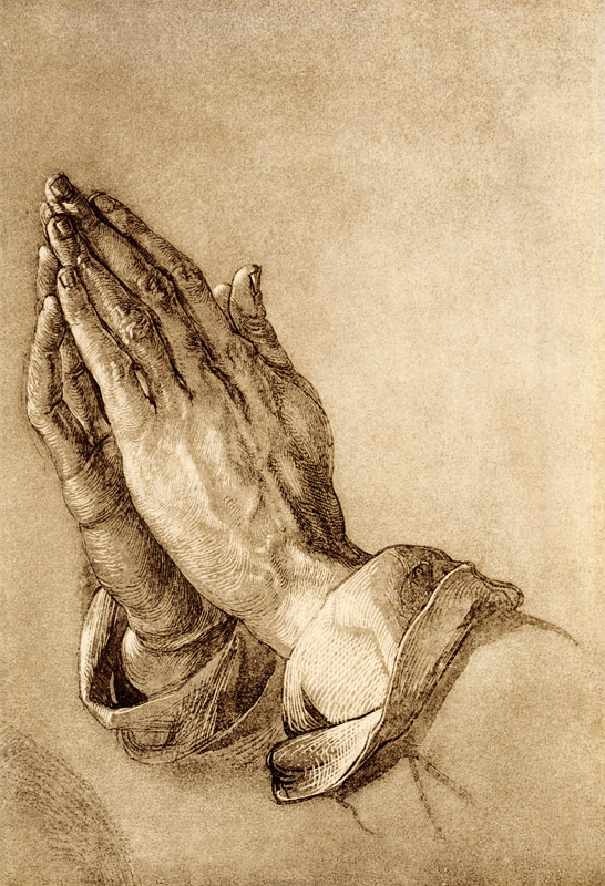 Mani che pregano a Albrecht Durer