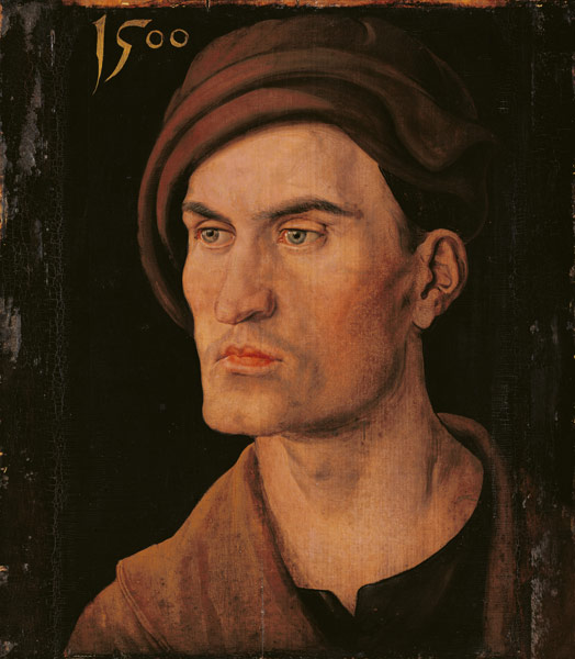 Portrait of a young man a Albrecht Durer