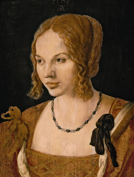 Bildnis einer jungen Venezianerin a Albrecht Durer