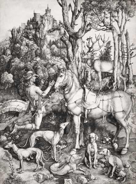 The St. Eustachius. a Albrecht Durer