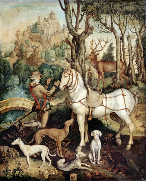 The Vision of Saint Eustace a Albrecht Durer