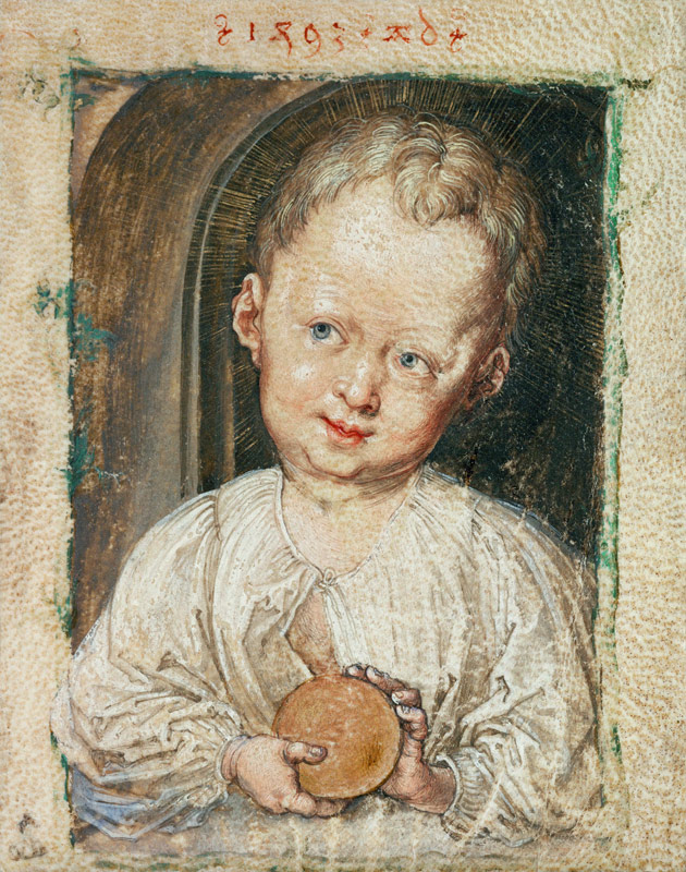Christ-Child with Orb a Albrecht Durer