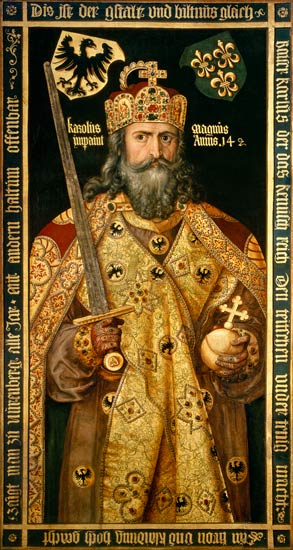 Imperatore Carlo Magno, 1511-1512. a Albrecht Durer