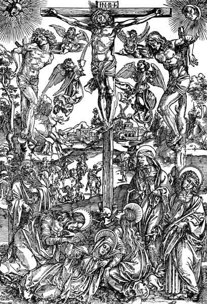 Large Crucifixion / Dürer / c.1496 a Albrecht Durer