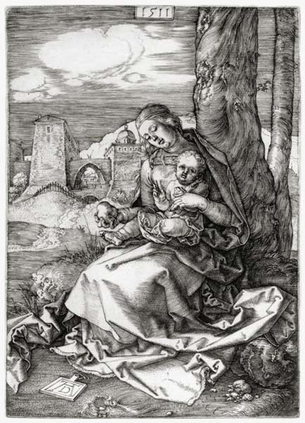 A.Dürer, Mary with the Pear a Albrecht Durer