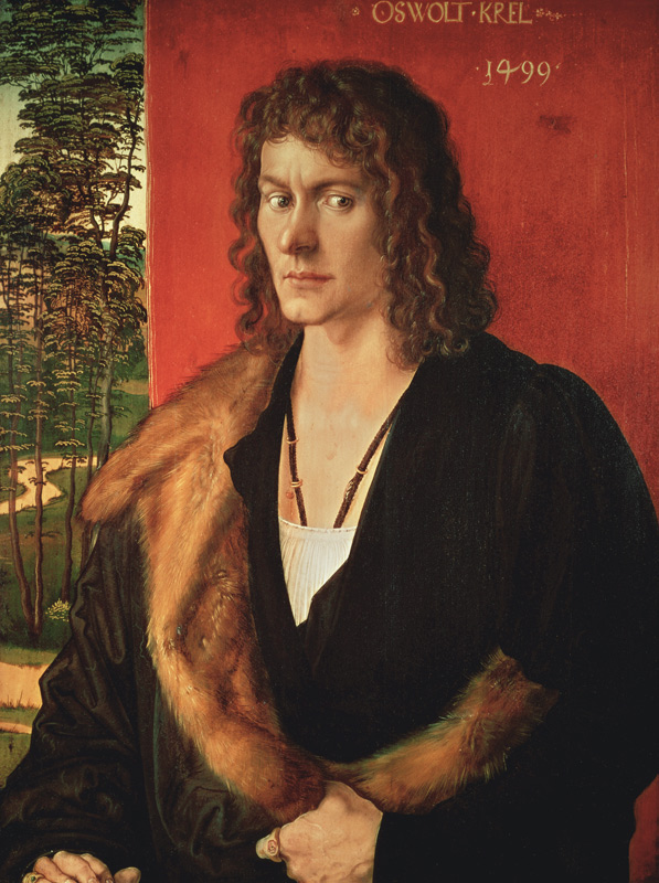 Portrait of Oswolt Krel a Albrecht Durer