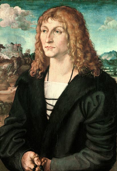 Portrait of a Young Man / Dürer a Albrecht Durer