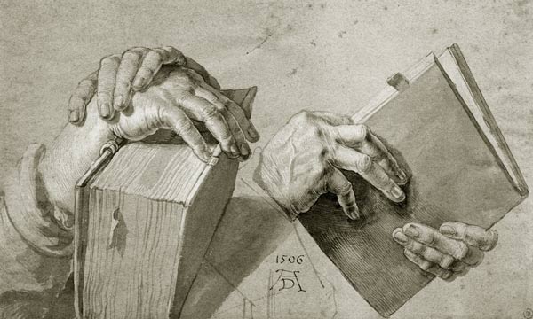 A.Dürer / Study of hands a Albrecht Durer