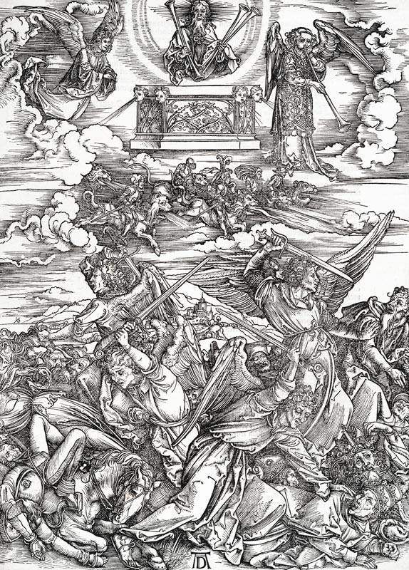 The Four Angels of Euphrat / Dürer a Albrecht Durer