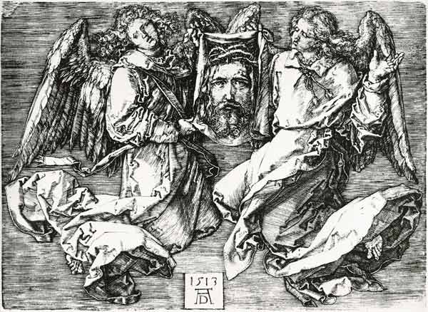 The cloth of Veronica / Dürer / 1513 a Albrecht Durer