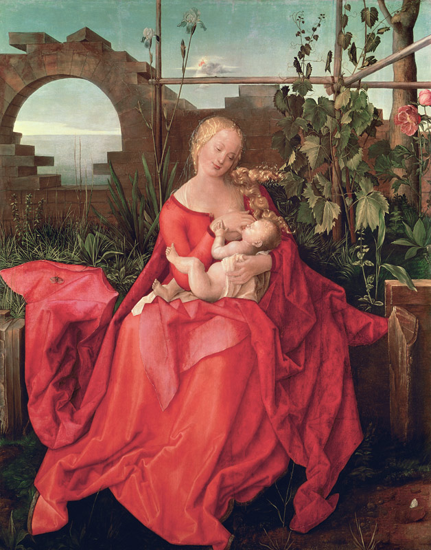 Virgin and Child ''Madonna with the Iris'' a Albrecht Durer