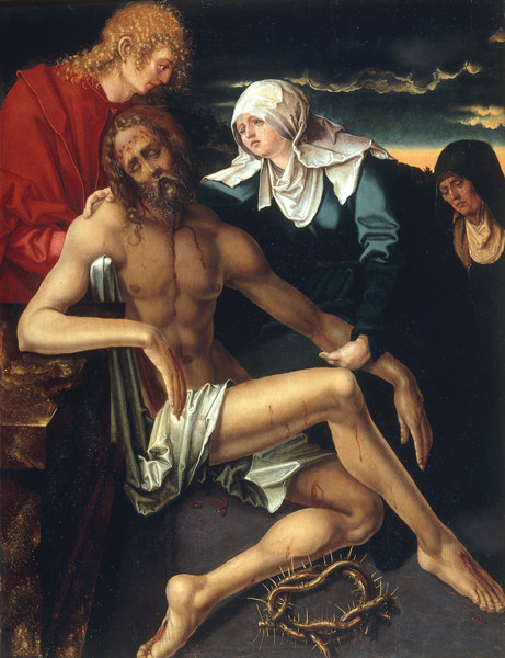 A.Dürer / Lamentation of Christ / Paint. a Albrecht Durer