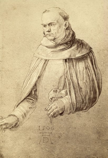 A.Dürer / St. Dominic, drawing a Albrecht Durer