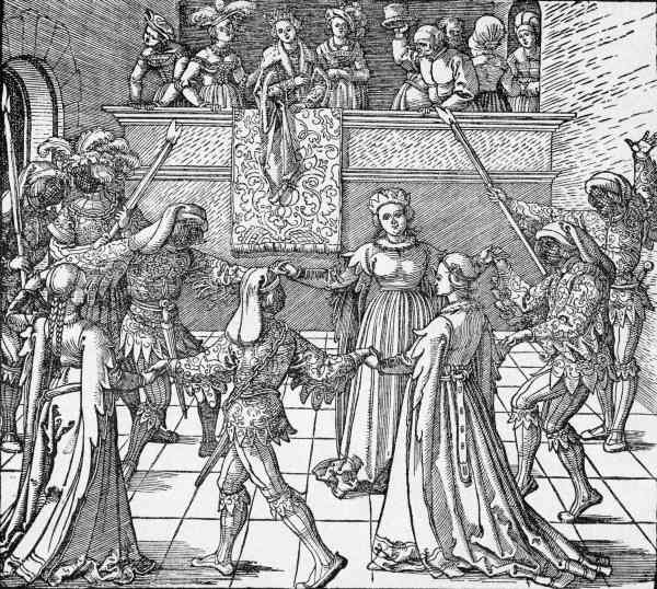 A.Dürer / The Torch Dance / c.1516 a Albrecht Durer