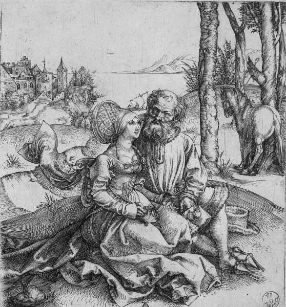 A.Dürer, Der Liebesantrag a Albrecht Durer