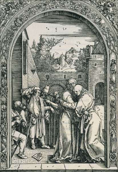 A.Dürer, Joachim and Anna Golden Gate a Albrecht Durer