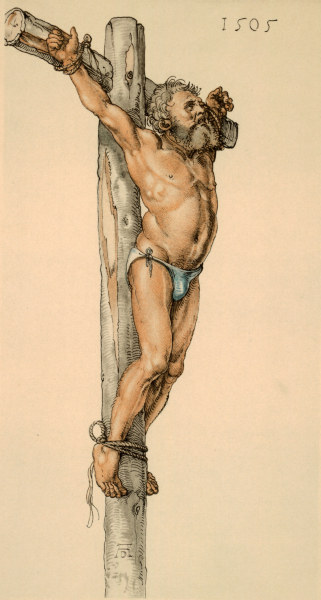Albrecht Dürer, The Bad Thief / Draw. a Albrecht Durer