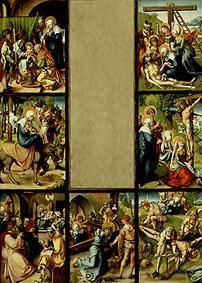 Altar sifting this one for pains Mariae seven panels a Albrecht Durer