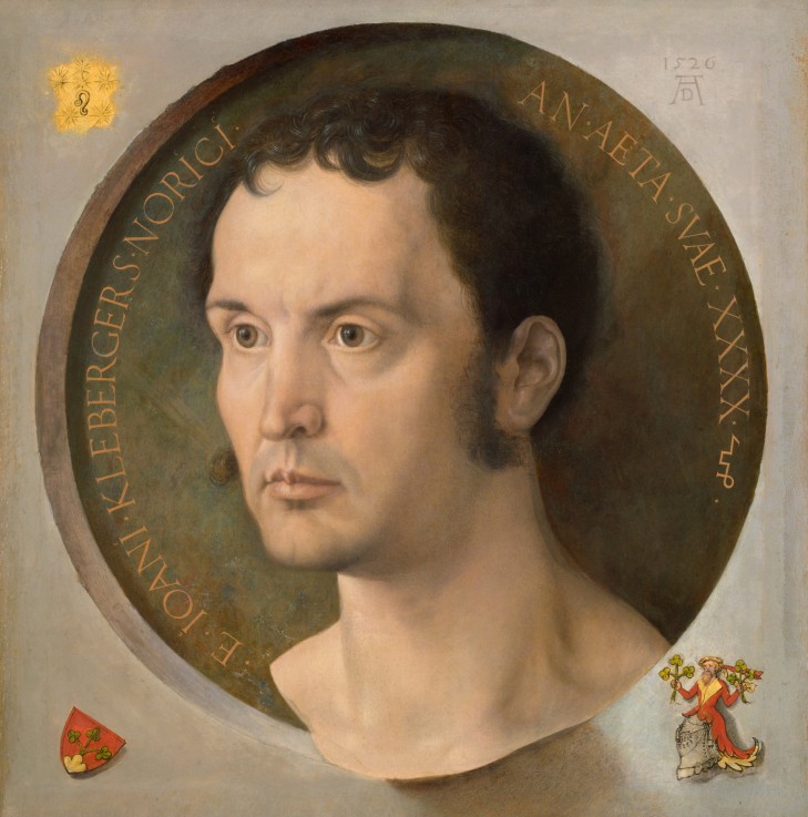 Portrait of Johann Kleeberger a Albrecht Durer