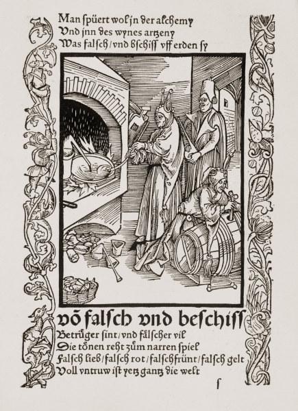 Brant,Ship of Fools / Woodcut by Dürer a Albrecht Durer