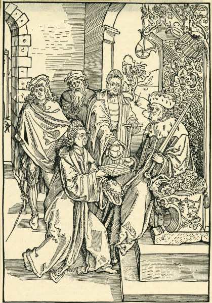 Celtis & Frederick the Wise of Saxony a Albrecht Durer