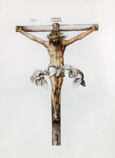 Albrecht Dürer, Christ on Cross a Albrecht Durer