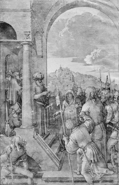 Christ before Caiaphas / Dürer / 1504 a Albrecht Durer