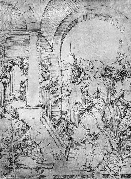 Christ before Pilate / Dürer / 1504 a Albrecht Durer