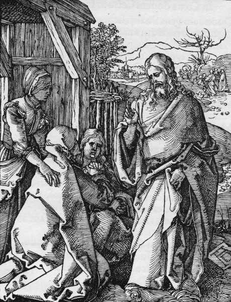 Departure of Christ / Dürer / c.1509 a Albrecht Durer