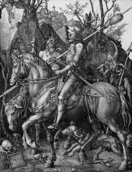 Knight, Death, and the Devil a Albrecht Durer