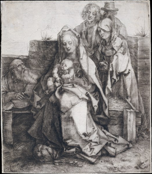 Holy Family with Saint John, The Magdalen, and Nicodemus a Albrecht Durer