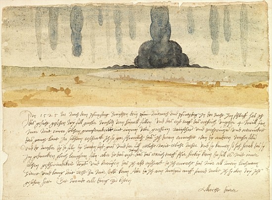 Dream landscape with text a Albrecht Durer