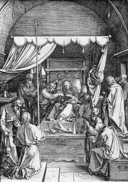 Dürer / Death of the Virgin / 1510 a Albrecht Durer