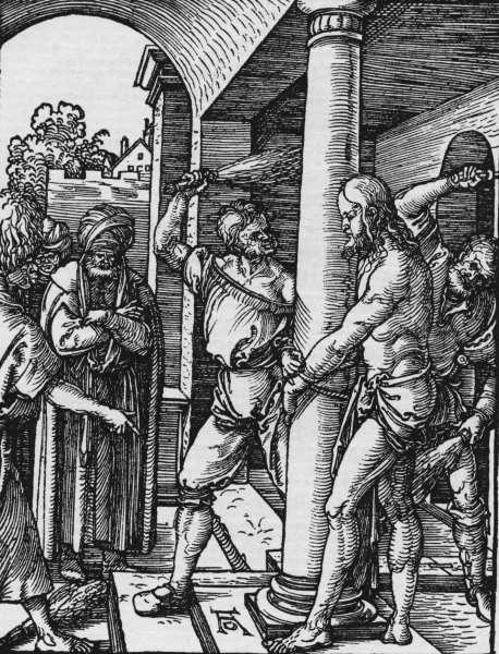 Dürer / Flagellation of Christ. a Albrecht Durer