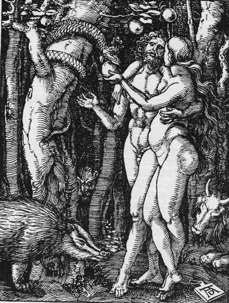 Dürer, Adam and Eve / Small Passion a Albrecht Durer
