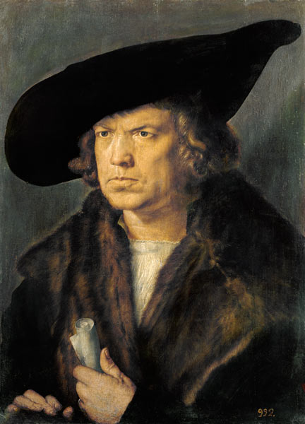 Portrait of a man. a Albrecht Durer