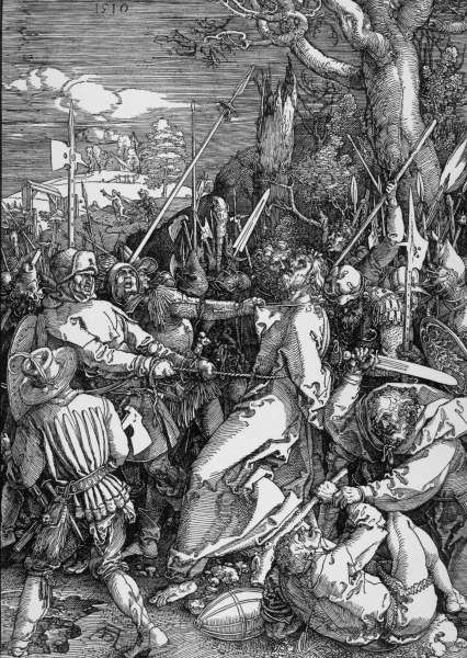 Dürer,Arrest of Christ/fr.:Large Passion a Albrecht Durer