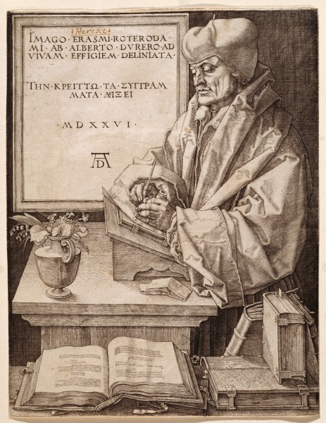 Erasmus of Rotterdam a Albrecht Durer