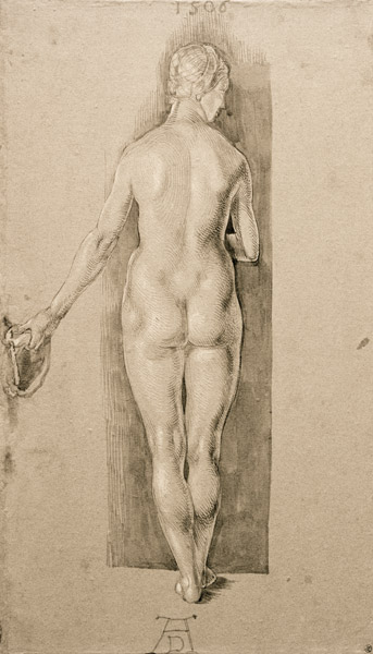 A.Dürer, Female Nude fr.Behind / 1506 a Albrecht Durer